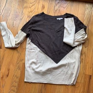 Brown Lightweight Sweater with Fun Back Detail